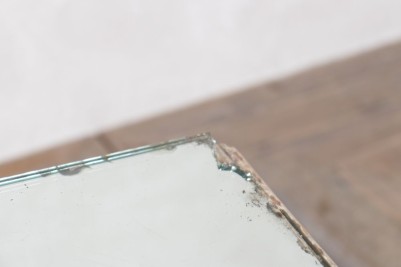 close up of tabletop mirror